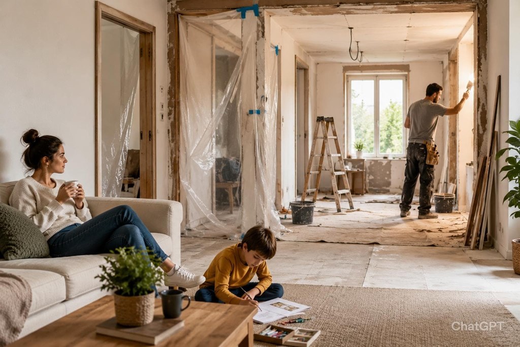 ¿Se puede reformar una casa mientras se vive en ella?